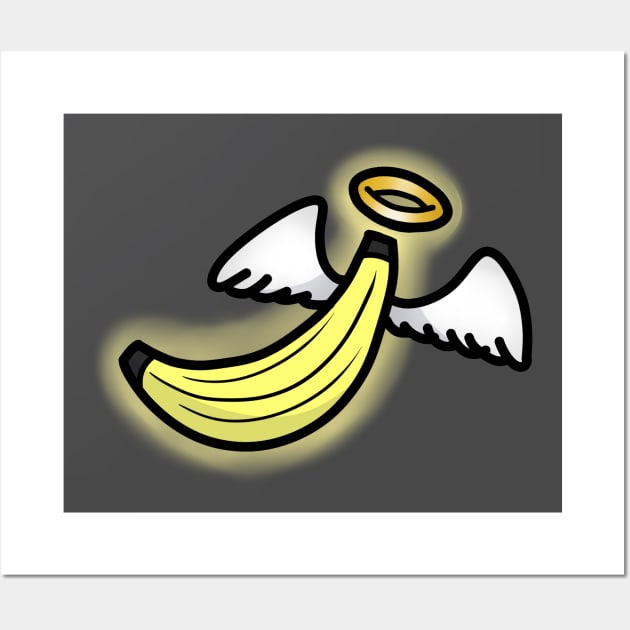 Flying Banana Wall Art by Jamtastic